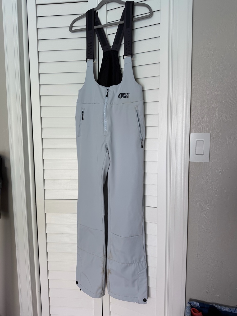 PICTURE Light Blue Women's Waterproof Bib Pants